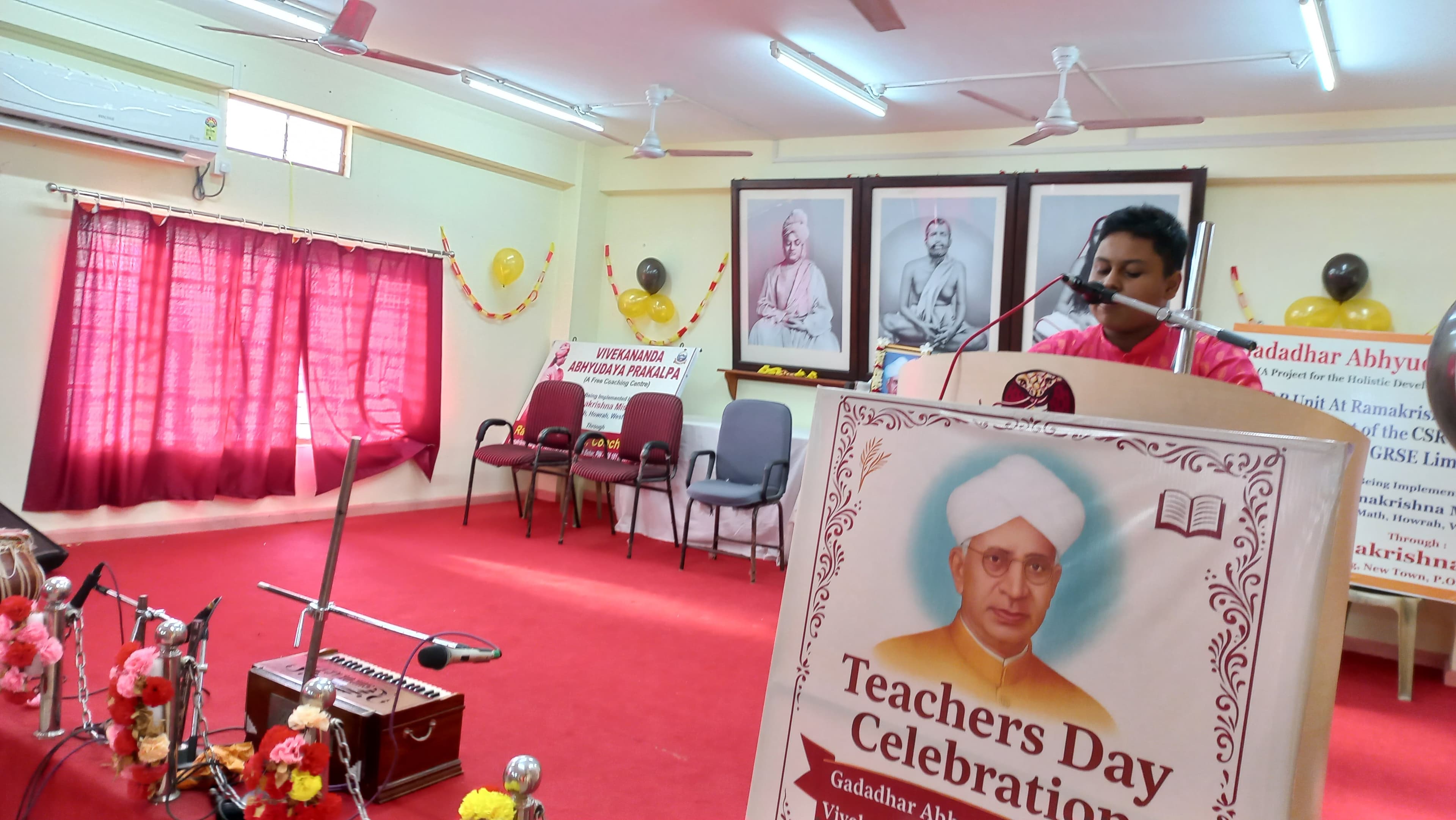 Teachers Day Celebration by the GAP & VAP students on 05.09.2025 at RK Math Coochbehar