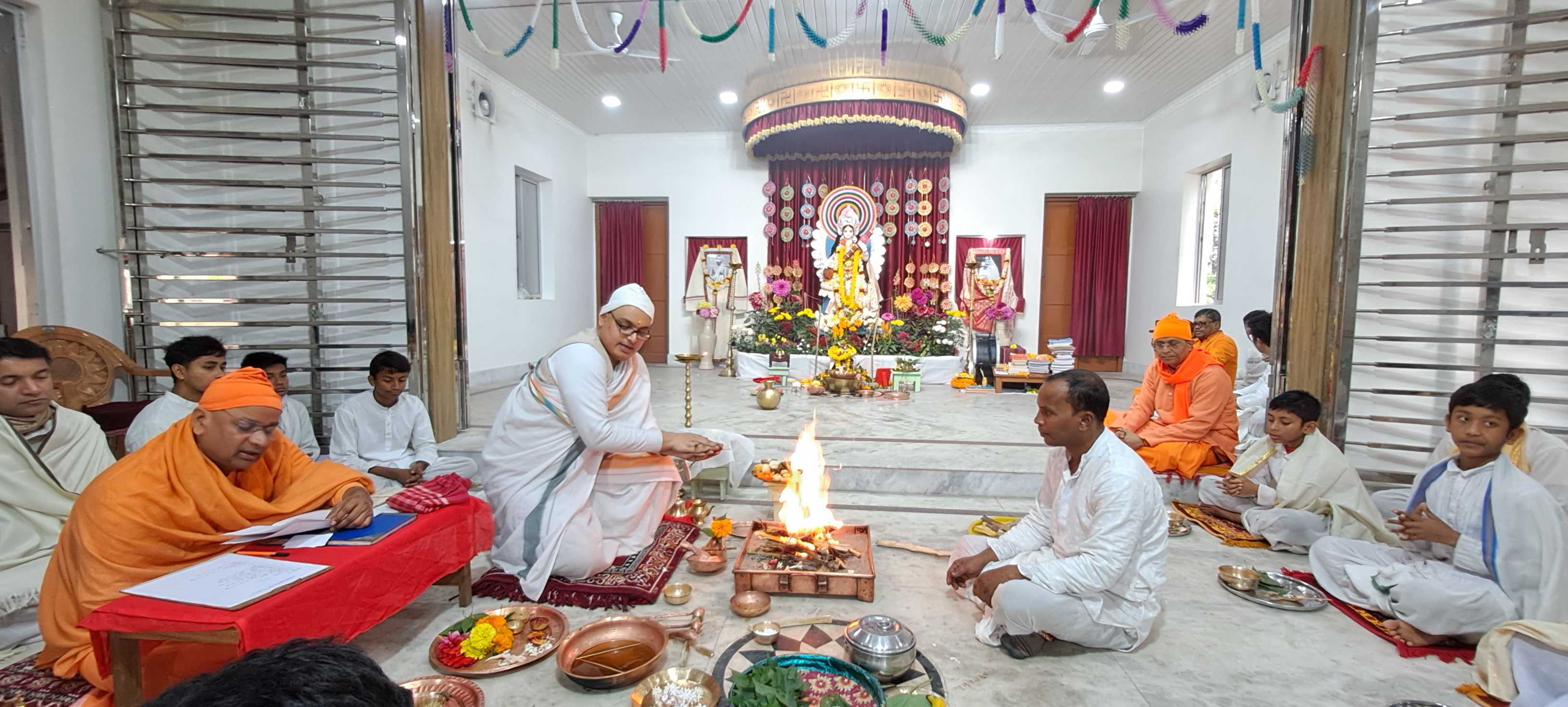 Saraswati Puja-25 at RK Math Coochbehar