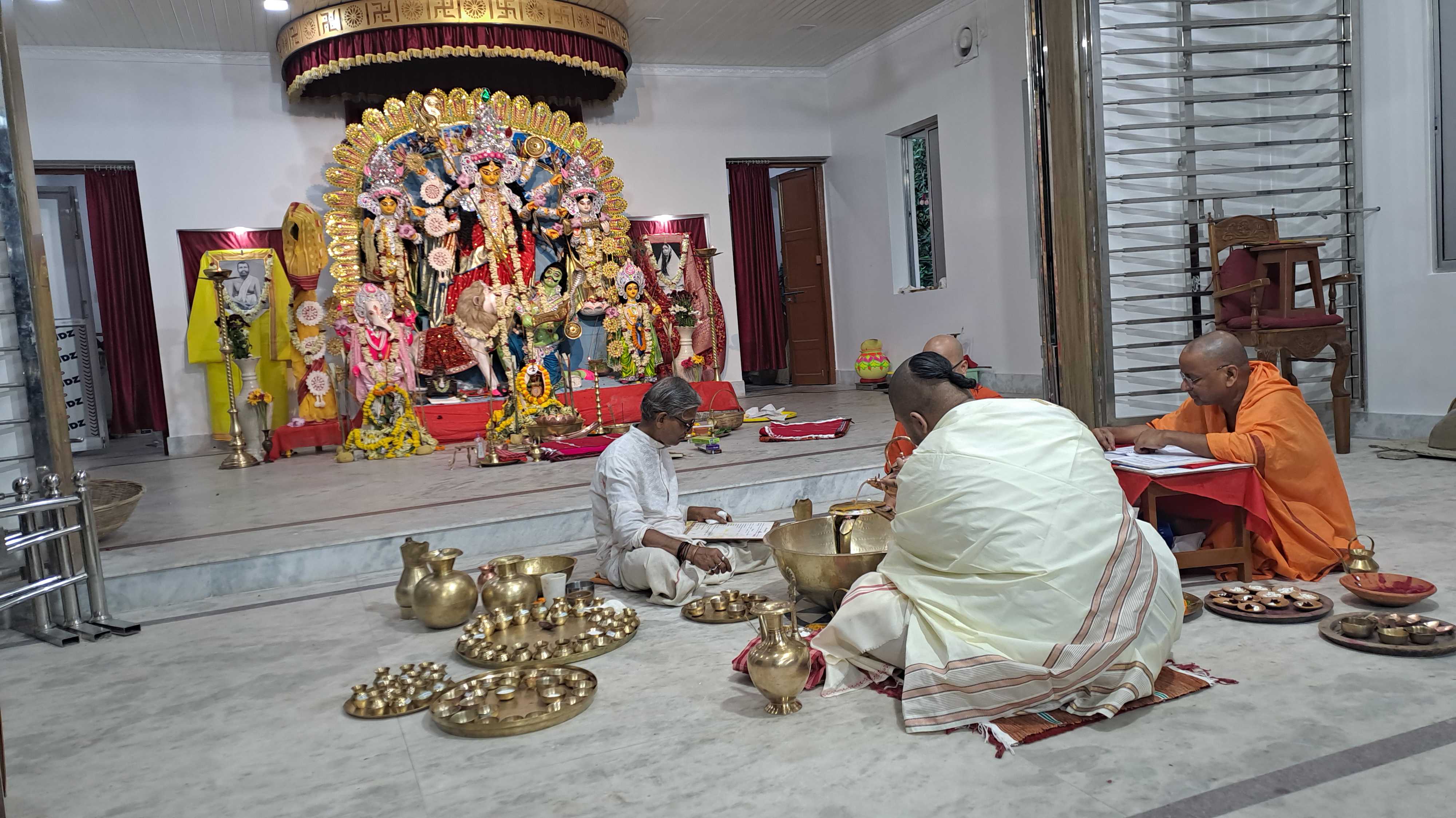 Durga Puja-2025-Sashti -Bodhon from RK Math, Coochbehar on 28.09.25